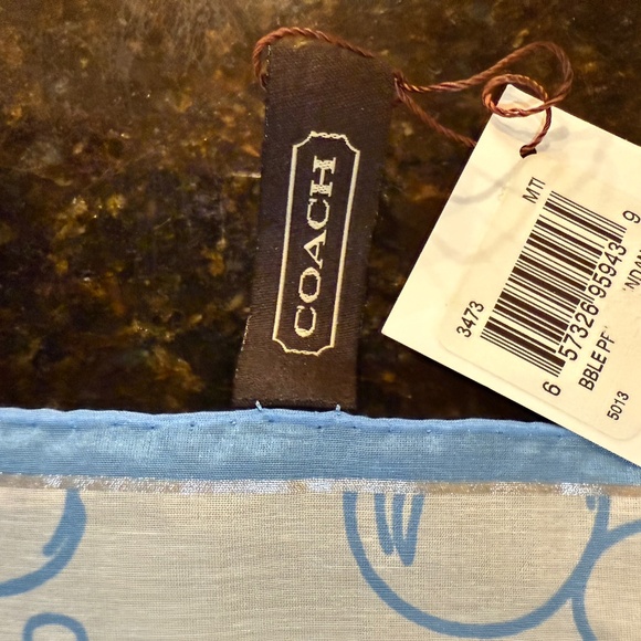 Coach Limited Edition Resort Bubble/Fish/Coral Bandana - Picture 3 of 5